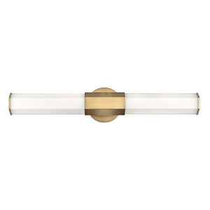 Chime 26" Large LED Vanity, Heritage Brass