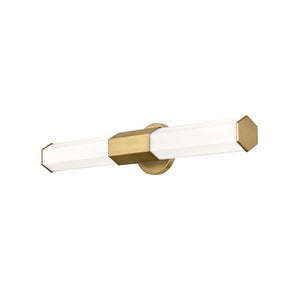 Chime 26" Large LED Vanity, Heritage Brass