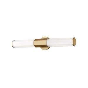 Chime 26" Large LED Vanity, Heritage Brass