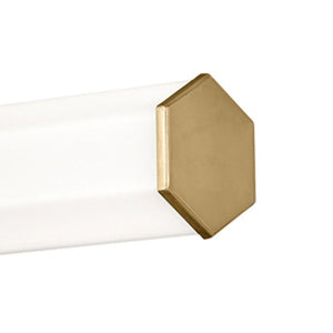 Chime 26" Large LED Vanity, Heritage Brass