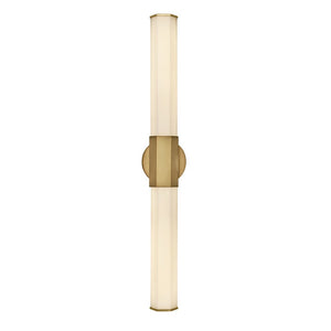 Chime 32" Large LED Vanity, Heritage Brass