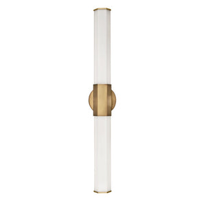 Chime 32" Large LED Vanity, Heritage Brass