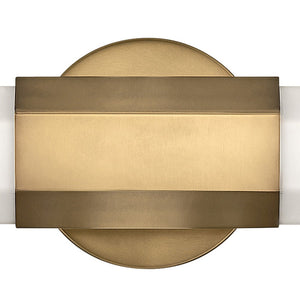 Chime 32" Large LED Vanity, Heritage Brass
