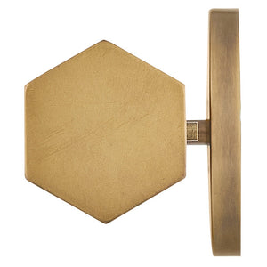 Chime 5" Extra Large LED Vanity, Heritage Brass