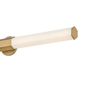 Chime 5" Extra Large LED Vanity, Heritage Brass