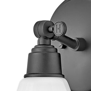 Relic 6" One Light Medium Adjustable Vanity, Black
