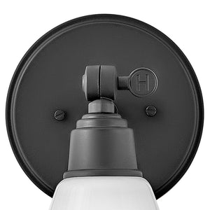 Relic 6" One Light Medium Adjustable Vanity, Black