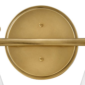 Relic 16" Two Lights Small Adjustable Vanity, Heritage Brass