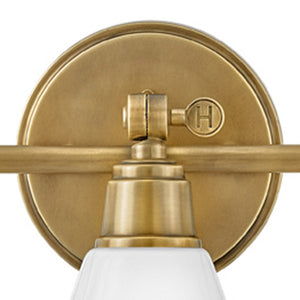 Relic 24" Three Lights Medium Adjustable Vanity, Heritage Brass