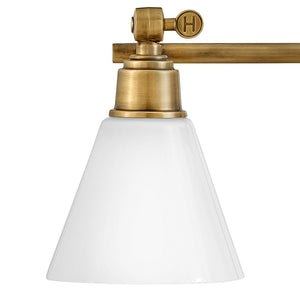 Relic 32" Four Lights Large Adjustable Vanity, Heritage Brass