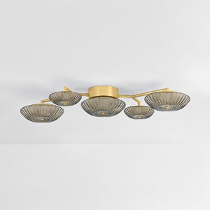 Rynora 21" Five Lights Wall Sconce, Vintage Polished Brass