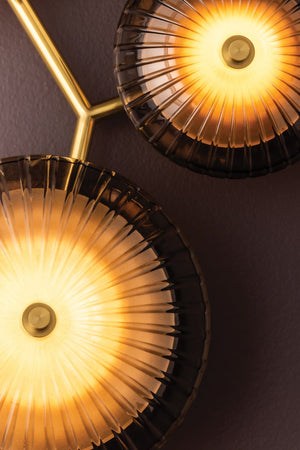 Rynora 21" Five Lights Wall Sconce, Vintage Polished Brass