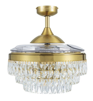 Vyre 48" Six Light Airelume Fan, Gold