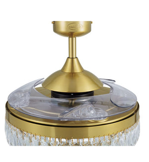 Vyre 48" Six Light Airelume Fan, Gold