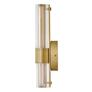 Maelstrom 5" Medium LED Sconce, Lacquered Brass
