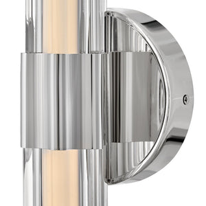 Maelstrom 5" Medium LED Sconce, Polished Nickel