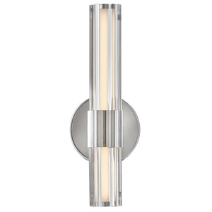 Maelstrom 5" Medium LED Sconce, Polished Nickel