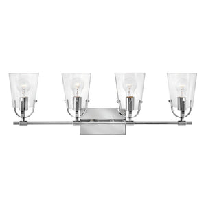 Asterism 32" Four Lights Large Vanity, Chrome