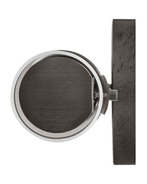 Canopy 5" Large LED Vanity, Textured Black Oxide