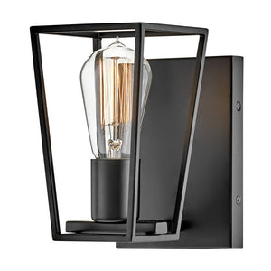 Echo 4" One Light Small Vanity, Black