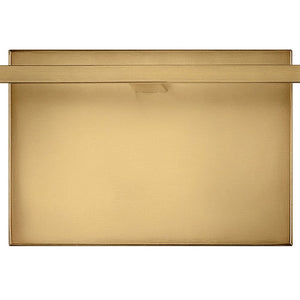 Echo 16" Two Lights Small Vanity, Heritage Brass