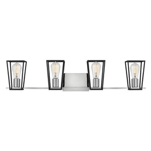 Echo 33" Four Lights Large Vanity, Chrome