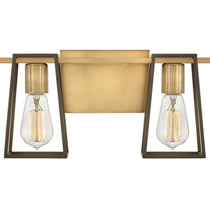 Echo 33" Four Lights Large Vanity, Heritage Brass