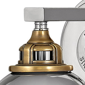 Marquis 6" One Light Small Vanity, Polished Nickel