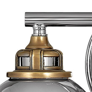 Marquis 16" Two Lights Small Vanity, Polished Nickel