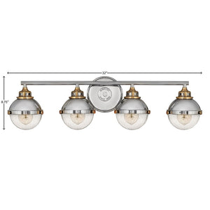 Marquis 32" Four Lights Large Vanity, Polished Nickel