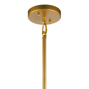 Novak 12" One Light Pendant, Satin Etched Glass / Classic Gold