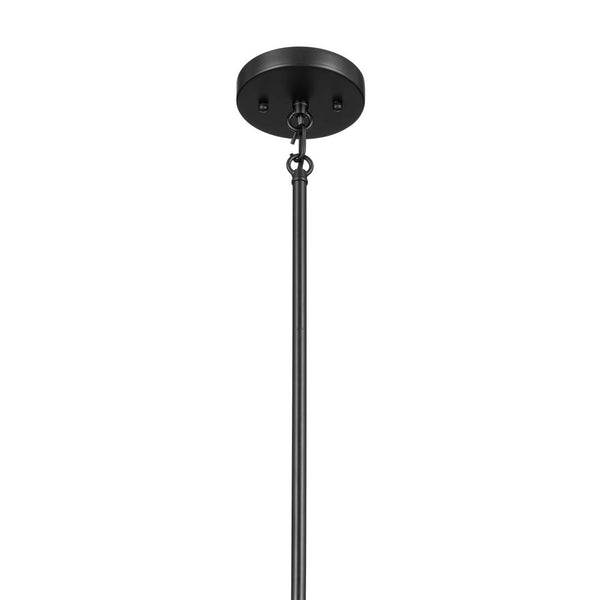 Novak 14" Three Lights Pendant, Black