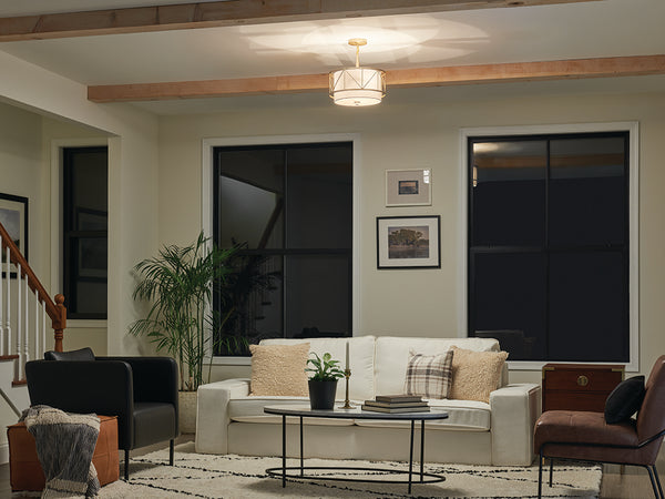 Novak 14" Three Lights Pendant, Classic Gold