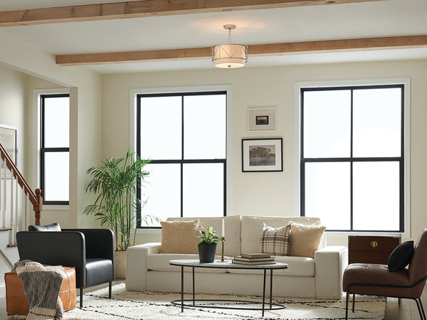 Novak 14" Three Lights Pendant, Satin Nickel