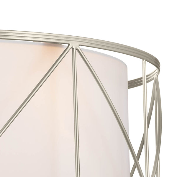 Novak 18" Three Lights Pendant, Satin Nickel