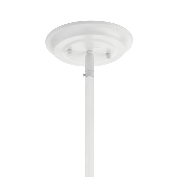 Cade 23" One Light Pendant, White
