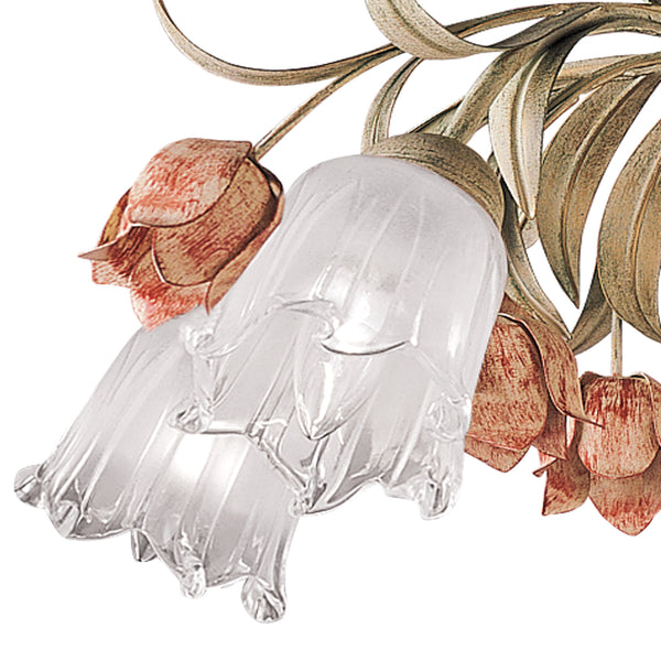 Rockwell 22'' Five Light Semi Flush Mount, Sage Rose - Alternate Product Image 3.jpg