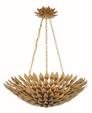 Laurel 24.5'' Six Light Chandelier, Antique Gold - Main Product Image.jpg
