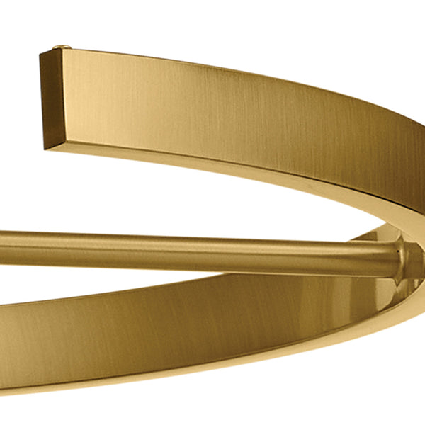 Durango 26" Four Lights Chandelier, Brushed Natural Brass