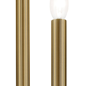 Durango 26" Four Lights Chandelier, Brushed Natural Brass