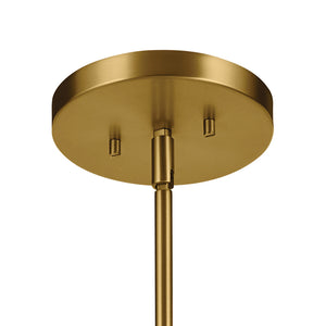 Durango 26" Four Lights Chandelier, Brushed Natural Brass