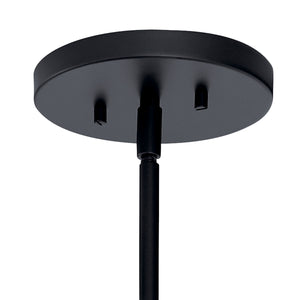 Durango 34" Six Lights Chandelier, Black