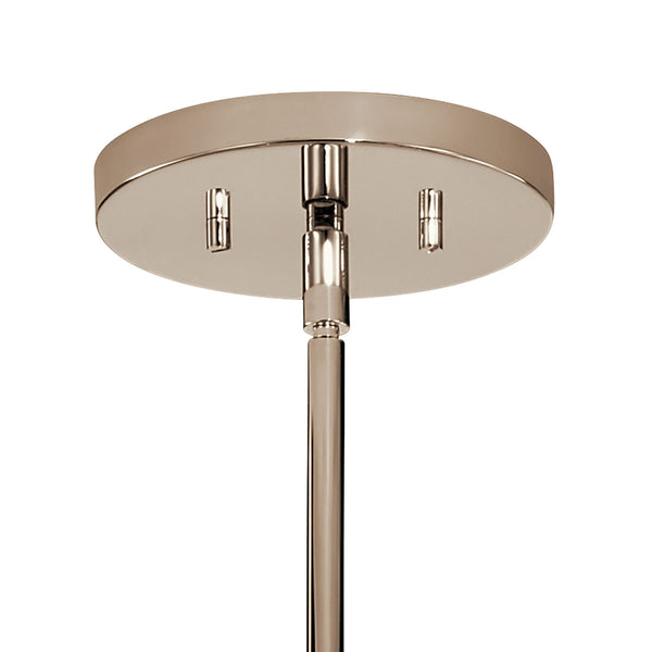 Durango 34" Six Lights Chandelier, Polished Nickel