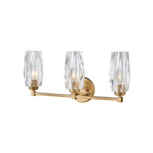 Tides 23" Three Lights Medium Vanity, Heritage Brass