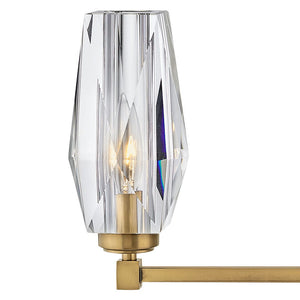 Tides 23" Three Lights Medium Vanity, Heritage Brass