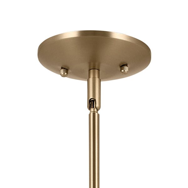 Nerra 18" Eight Lights Chandelier, Champagne Bronze