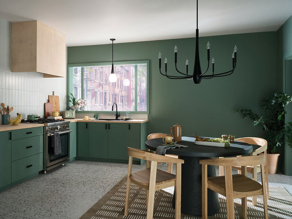 Nerra 7" One Light Pendant, Satin Etched Cased Opal Glass / Black