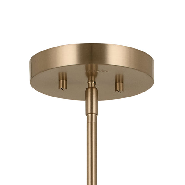 Zara 56" Twevle Lights Chandelier, Champagne Bronze / White