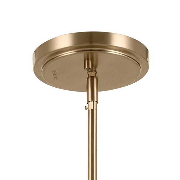 Bruno 29" Eight Lights Mid. Chandeliers, Champagne Bronze