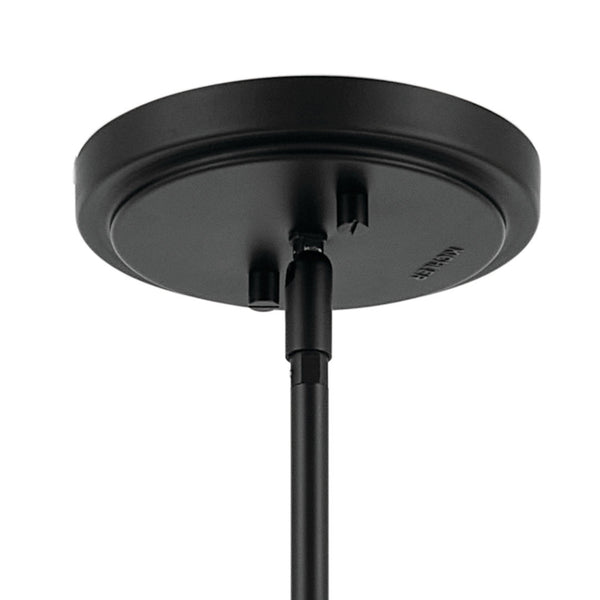 Bruno 21" Eight Lights Mid. Chandeliers, Black
